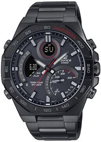 CASIO EDIFICE Smartwatch, schwarz, Smartwatches, Solaruhr,Armbanduhr,Herrenuhr,Stoppfunktion, Phone Finder, Bluetooth