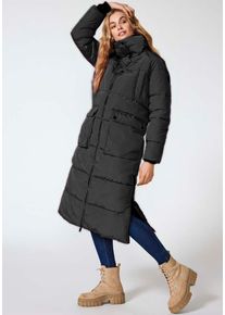 Only Damen Steppmantel "ONLNORA X-LONG PUFFER CC OTW", schwarz, modisch, Gr. XL, unifarben, Steppware, Obermaterial: 100% Polyester, Mäntel