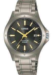 Lorus Damen Quarzuhr, silber, Armbanduhren, Armbanduhr, Herrenuhr, Damenuhr, Datum, Titan, bis 10 bar wasserdicht