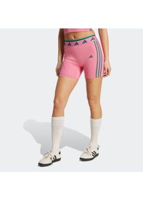 Damen Shorts "HYGLM SHO L Q2"pink fusion, collegiate grün, sportlich, Gr. L, adidas Performance, Obermaterial: 85% Polyester, 15% Elasthan, Hosen