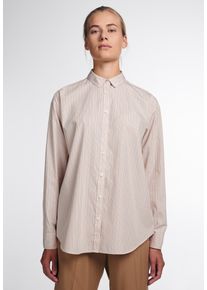 Eterna Damen Hemdbluse "LOOSE FIT", beige, casual, Gr. 48, 100% cotton, Blusen, EASY IRON (bügelleicht)