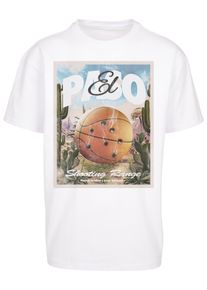 MisterTee Herren T-Shirt "MisterTee Unisex El Paso Oversize Tee", weiß, casual, Gr. S, unifarben, 100% Baumwolle, Shirts