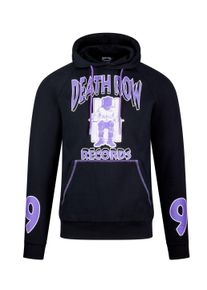 Recovered Herren Sweatshirt "Death Row Purple Chair", schwarz, casual, Gr. XL, bedruckt, 100% Baumwolle, Sweatshirts, mit coolem Death Row
