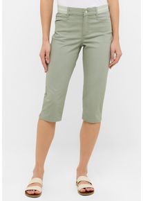 Angels Damen Caprijeans "ANACAPRI SPORTY", grün, casual, Gr. 46, Denim/Jeans, Obermaterial: 88% Baumwolle, 10% Polyester, 2% Elasthan, Jeans, mit