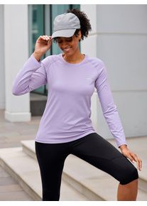 Catamaran Damen Trainingsshirt "Sportshirt", lila, Gr. 36, unifarben, geblümt, gemustert, 90% Polyester, 10% Elasthan, Shirts