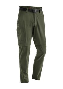 Maier Sports Herren Funktionshose "Torid slim zip", grün, Gr. 56, 90% Polyamid, 10% Elasthan, Hosen, Herren Wanderhose, zipp-off Outdoor-Hose, 4