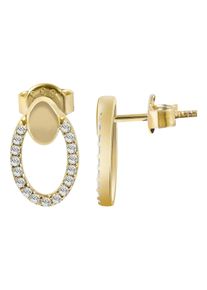 Adelia´s ADELIA ́S Damen Paar Ohrhänger, Damen, Gelbgold 333, gold, Gelbgold 333, Ohrringe