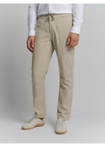 NO EXCESS Herren Chinohose "NO EXCESS Leinenhose", beige, Gr. XL, 55% Leinen, 45% Baumwolle, Hosen