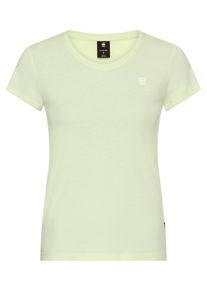 G-Star Raw G-STAR Damen V-Shirt "Eyben"bright pistache, Gr. XL, unifarben, Jersey, Obermaterial: 100% Baumwolle, Shirts