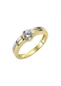 Vivance Damen Fingerring "925Rosévergoldet", 054 (17,2), Silber 925 (Sterlingsilber), bunt, Silber 925 (Sterlingsilber), Fingerringe