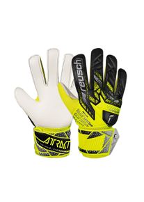 Reusch Kinder Torwarthandschuhe "Attrakt Solid Junior", bunt, sportlich, Gr. 4, mehrfarbig, 29% Polyester, 5% Polyurethan, 1% Baumwolle, Handschuhe,