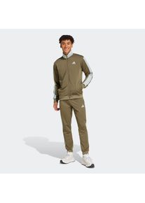 Herren Trainingsanzug "M TR CB TS", grün, sportlich, Gr. XXL, adidas Sportswear, Obermaterial: 100% Polyester, Sportanzüge