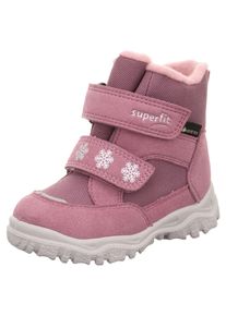 Superfit Kinder Winterboots "HUSKY1 WMS: mittel", Gr. 20, rosa, Textil, casual, Schuhe, Snowboots mit wasserdichtem GORE TEX, Größenschablone zum