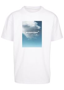 MisterTee Herren T-Shirt "MisterTee Unisex Everyday Oversize Tee", weiß, casual, Gr. S, unifarben, 100% Baumwolle, Shirts