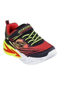 Skechers Kinder Sneaker "FLEX-GLOW ULTRA", Gr. 29, schwarz, Lederimitat, Textil, kontrastfarbene Details, sportlich, Schuhe, Klettschuh zum