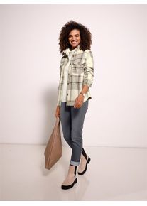 Casual Looks Damen Rollkragenshirt "Rollkragen-Shirt", beige, Gr. 38, unifarben, 95% Baumwolle, 5% Elasthan, Shirts