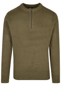 Brandit Herren Rundhalspullover "Brandit Herren Armee Pullover", grün, casual, Gr. XXL, unifarben, 100% Polyacryl, Pullover