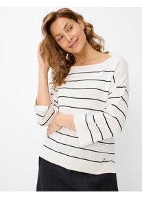 Brax Damen Strickpullover "Style LIZ", schwarz, Gr. 46, 86% Viskose, 14% Polyester, Pullover