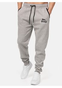 Lonsdale Herren Jogginghose "TWO TONES", grau, sportlich, Gr. XXXL, angeraute Sweatware, Obermaterial: 100% Baumwolle, Hosen
