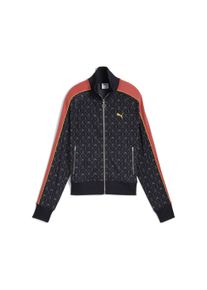 Puma Damen Trainingsjacke "Road To Unity Bedruckte T7 Trainingsjacke Damen"new navy aop blau, Gr. S, Obermaterial: 11% Elasthan, 89% Polyester;