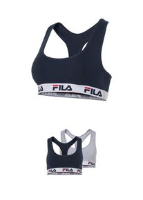 Fila Damen Bustier "WOMAN BUSTIER", Gr. S, blau, Obermaterial: 95% Baumwolle, 5% Elasthan. Obermaterial 2: 67% Baumwolle, 28% Polyester, 5% Elasthan,