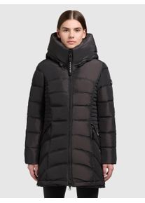 Khujo Damen Steppmantel "FREYA", grau, modisch, Gr. XL, unifarben, Steppware, Obermaterial: 100% Polyester. Futter: 100% Polyester. Wattierung: 100%