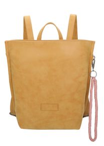 Cityrucksack "Fritzi33N", Fritzi aus Preussen, gelb, Polyurethane, casual, Rucksäcke, mit abnehmbarer Schlüsselschlange