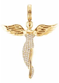 Engelsrufer Damen Engel-Anhänger "Bright like a diamond, ENGEL MIT STEIN, ERP-ANGEL-SG", Silber 925 (Sterlingsilber), 3,00 g, silber, Silber 925