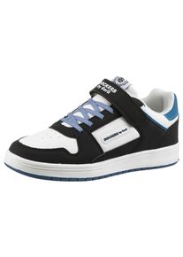 Kinder Sneaker, Dockers by Gerli, Gr. 34, blau, Nubuklederimitat, Lederimitat, sportlich, Schuhe, Slip-On Sneaker, Klettschuh, Freizeitschuh mit