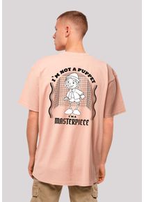 F4NT4STIC Herren T-Shirt "Pinocchio Heroes of Childhood", gelb, casual, Gr. M, Obermaterial: 100% Baumwolle, Shirts, Nostalgie, Retro Print,