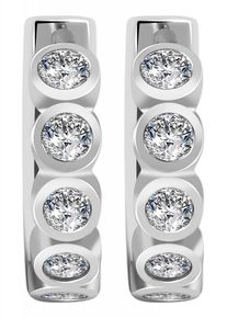 Adelia´s ADELIA ́S Damen Paar Creolen, Damen, Silber 925 (Sterlingsilber), silber, Silber 925 (Sterlingsilber), Ohrringe