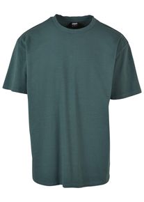 Urban Classics Herren Kurzarmshirt "Urban Classics Herren Heavy Oversized Garment Dye Tee", grün, casual, Gr. M, unifarben, 100% Baumwolle, Shirts