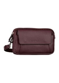 Tom Tailor Damen Umhängetasche "Tilly", lila, Polyurethan, Taschen, aus fein genarbte Lederimitat im Doppelkammer-Modell mit viel Platz