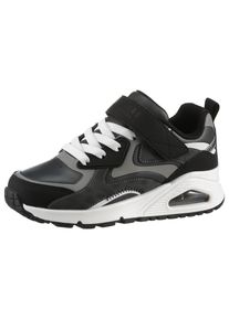 Skechers Kinder Sneaker "UNO GEN1", Gr. 30, grau, Lederimitat, sportlich, Schuhe, Keil,-Schnürschuh, Skech-Air Funktion, Größenschablone zum Download