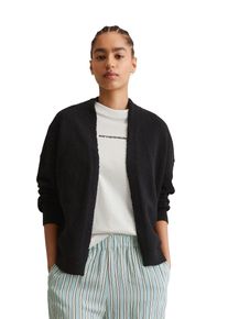 Marc O'Polo Damen Cardigan "aus Cotton-Slub-Garn", schwarz, Gr. M, MARC O'POLO DENIM, unifarben, Obermaterial: 100% Baumwolle, Strickjacken