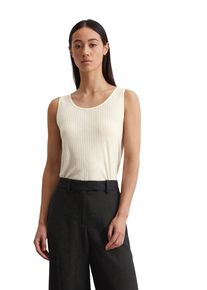 Marc O'Polo MARC O'POLO Damen T-Shirt "aus TENCEL Lyocell", beige, casual, Gr. XL, unifarben, Obermaterial: 100% Lyocell, Shirts