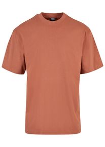 Urban Classics Herren T-Shirt "Urban Classics Herren Tall Tee", orange, casual, Gr. S, unifarben, 100% Baumwolle, Shirts