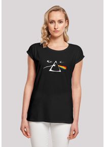 F4NT4STIC Damen T-Shirt "Pink Floyd Face Prism Shirt Rock Musik", schwarz, casual, Gr. XS, Obermaterial: 100% Baumwolle, Shirts, Damen,Premium