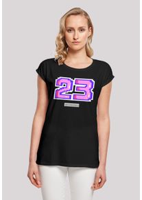 F4NT4STIC Damen T-Shirt "Pixel 23 pink", schwarz, casual, Gr. XXXL, Obermaterial: 100% Baumwolle, Shirts, Print