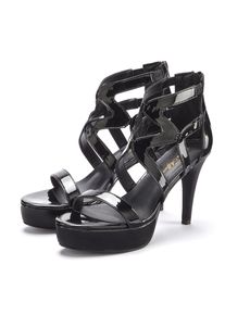 Damen High-Heel-Sandalette "Sandalette mit Plateau", LASCANA Belle Affaire, Gr. 38, schwarz, Obermaterial: 100% Lederimitat. Futter: 100%