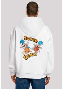 F4NT4STIC Herren Kapuzenpullover "The Flintstones Squad Goals Familie Feuerstein", weiß, casual, Gr. XXXL, Obermaterial: 100% Baumwolle, Pullover,