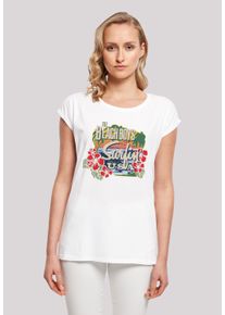 F4NT4STIC Damen T-Shirt "The Beach Boys Musik Band Tropical", weiß, casual, Gr. XXL, Obermaterial: 100% Baumwolle, Shirts, Premium Qualität