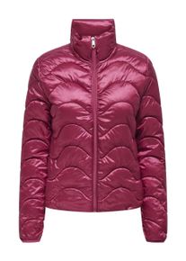 Only Damen Steppjacke "ONLVEGA WAVE QUILTED JACKET CC OTW", rot, modisch, Gr. L, unifarben, Web, Steppware, Obermaterial: 60% Polyester, 40% Nylon,