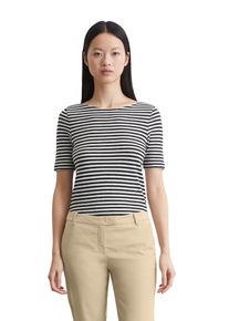 Marc O'Polo MARC O'POLO Damen T-Shirt "aus Organic Cotton-Jersey", bunt, Basic, Gr. XL, gestreift, Obermaterial: 100% Baumwolle, Shirts