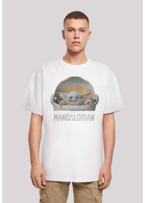 F4NT4STIC Herren T-Shirt "Star Wars The Mandalorian The Child Pod", weiß, casual, Gr. 5XL, Obermaterial: 100% Baumwolle, Shirts, Print