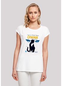 F4NT4STIC Damen T-Shirt "DC Comics Batman Catwoman When In Rome", weiß, casual, Gr. M, Obermaterial: 100% Baumwolle, Shirts, Damen,Premium