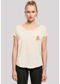 F4NT4STIC Damen T-Shirt "Gingerbread Lebkuchen Tree", weiß, casual, Gr. XXL, Obermaterial: 100% Baumwolle, Shirts, Print