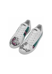 DOGO Damen Sneaker "Ace Sneakers Kunsthalle Damen Sneaker / Female", Gr. 45, weiß, Lederimitat, casual, Schuhe, Vegan