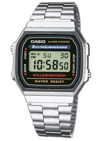 CASIO VINTAGE Damen Chronograph, silber, Armbanduhren, Quarzuhr, Armbanduhr,Damenuhr, Herrenuhr, Digitaluhr, Edelstahlarmband