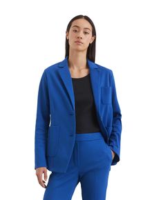Marc O'Polo MARC O'POLO Damen Jerseyblazer "aus Organic Cotton-Mix", blau, Gr. 32, unifarben, Obermaterial: 97% Baumwolle, 3% Elasthan, Blazer